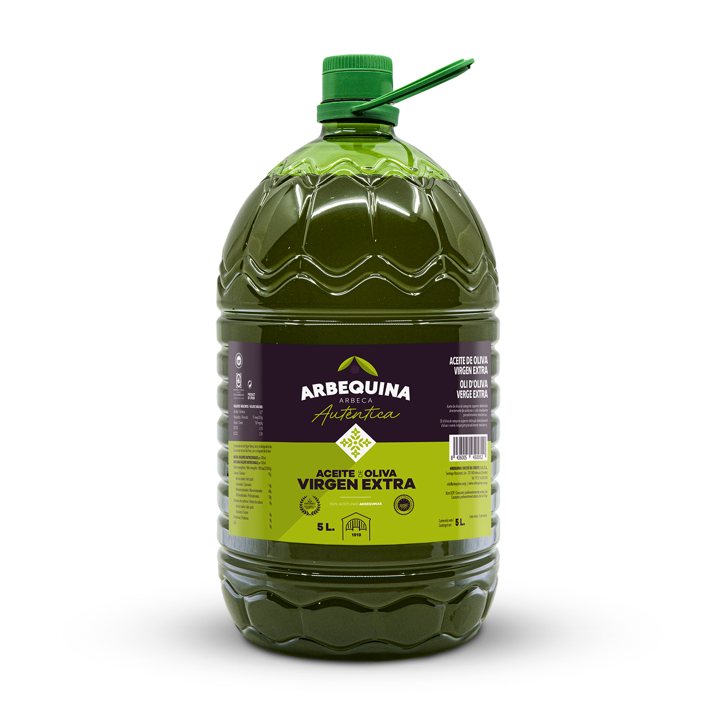 Aceite de Oliva extra virgen 5 L