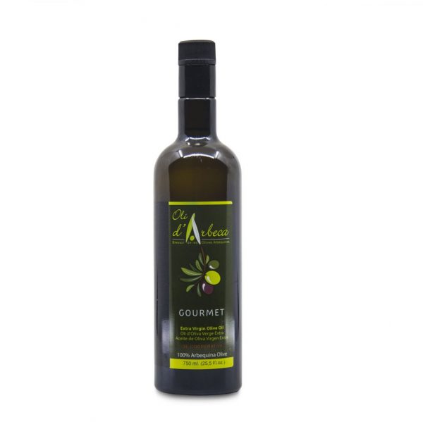 EXTRA VIRGIN OLIVE OIL NATURAL ARBEQUINA BOTTLE 750ml