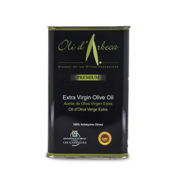 aceite oliva virgen extra , arbequina , arbeca , premium , máxima calidad ,