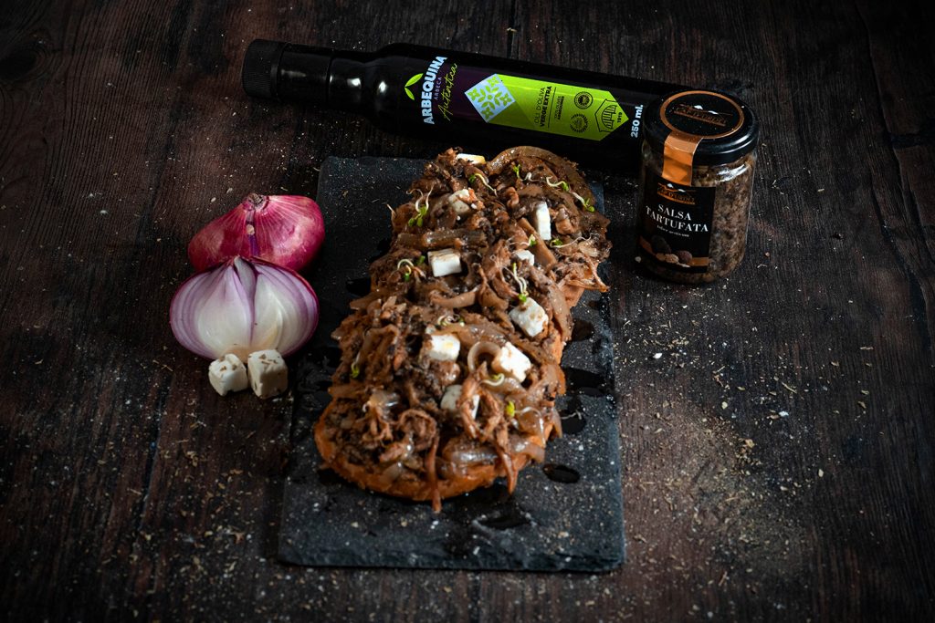 llesca de pulled pork receta